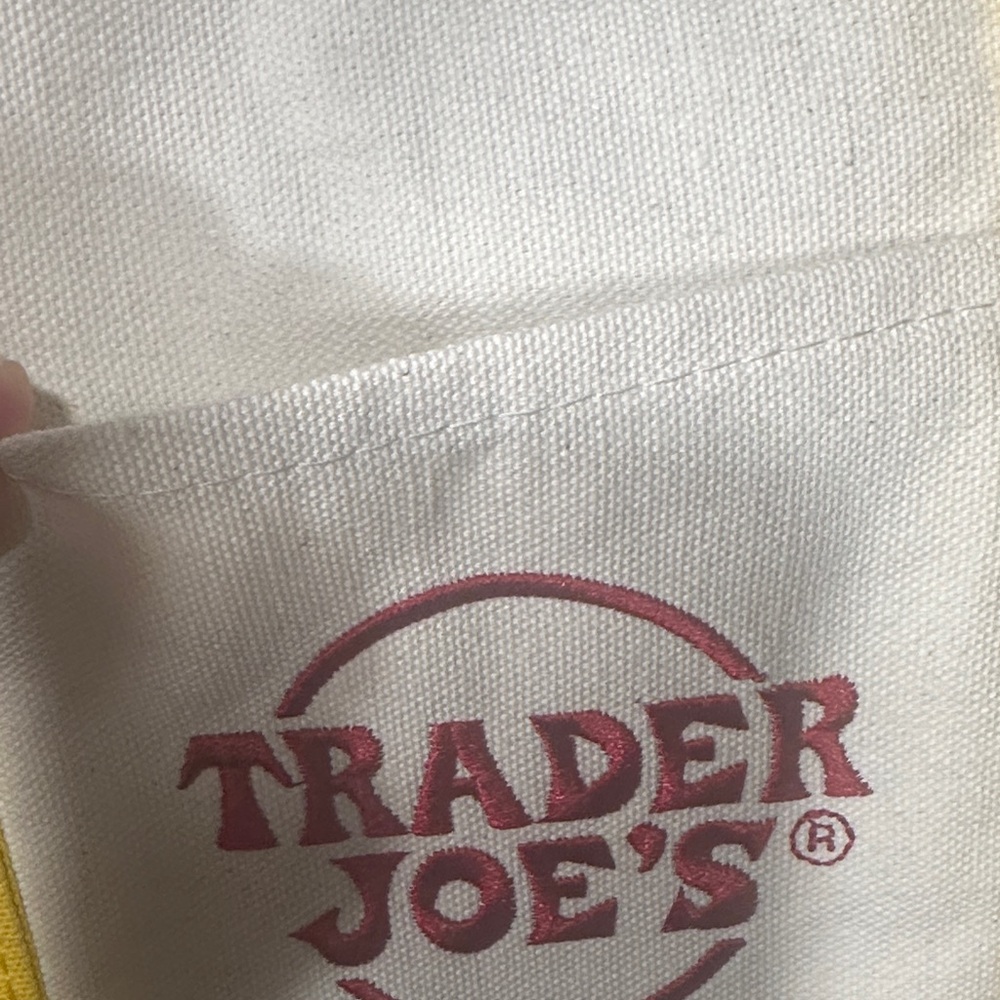 Set of 4 Trader Joe's Mini Canvas Tote Bags - Picture 4 of 4